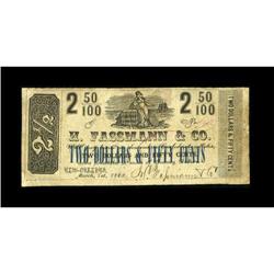 New Orleans, LA- H. Fassman & Co. $2.50 March 1,