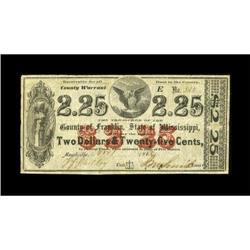 Meadville, MS- County of Franklin $2.25 Nov. 1,