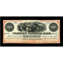 Helena, MT- Peoples National Bank $50 Undated