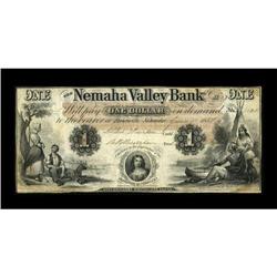Brownville, NE- Nemaha Valley Bank $1 June 8,