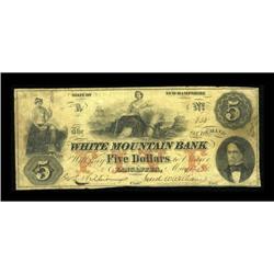 Lancaster, NH- White Mounatain Bank $5 May 1,