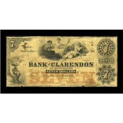 Fayetteville, NC- Bank of Clarendon $7 Nov. 1,