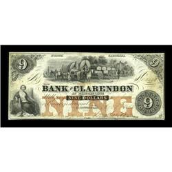 Fayetteville, NC- Bank of Clarendon $9 Nov. 1,