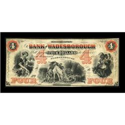 Wadesborough, NC- Bank of Wadesborough $4