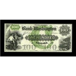 Washington, NC- Bank of Washington $100 18__