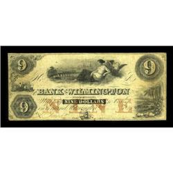 Wilmington, NC- Bank of Wilmington $9 Sept. 15,