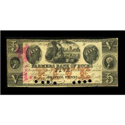 Bristol, PA- Farmers Bank of Bucks County $5