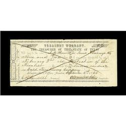 Austin, TX- Treasury Warrant $9.19 Sep. 6, 1860