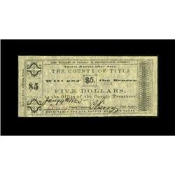 (Mount Pleasant), TX- Titus County $5 Jan. 4,