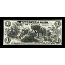 Salt Lake City, UT- Drovers Bank $2 July 1, 1856