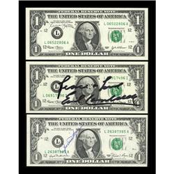 Autographed Notes by Hall of Famers.