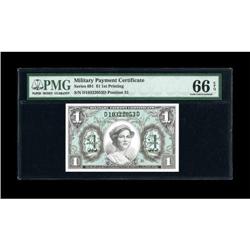 Series 691 $1 PMG Gem Unciruclated 66 EPQ.