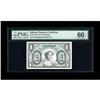 Image 1 : Series 691 $1 PMG Gem Unciruclated 66 EPQ.