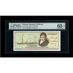 Series 701 $20 PMG Gem Uncirculated 65 EPQ.