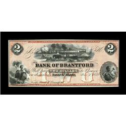 Brantford, ON- Bank of Brantford $2 Nov. 1, 1859