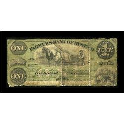 Rustico, PEI- Farmers Bank of Rustico $1 Jan. 1,