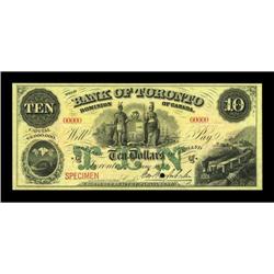 Toronto, ON- Bank of Toronto $10 June 1, 1892