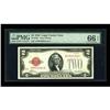 Fr. 1501 $2 1928 Legal Tender Note. PMG Gem