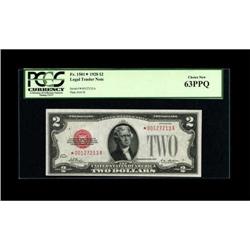 Fr. 1501* $2 1928 Legal Tender Note. PCGS Choice