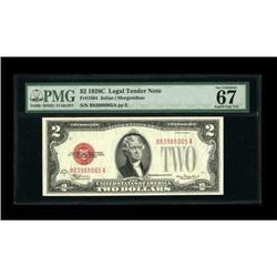 Fr. 1504 $2 1928C Legal Tender Note. PMG Superb