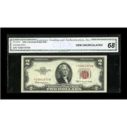 Fr. 1512* $2 1953C Legal Tender Note. CGA Gem