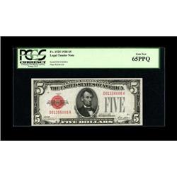 Fr. 1525 $5 1928 Legal Tender Note. PCGS Gem New