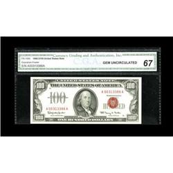 Fr. 1550 $100 1966 Legal Tender Note. CGA Gem