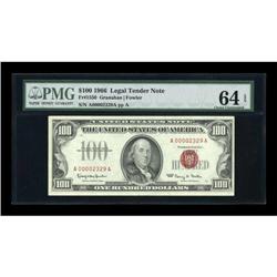 Fr. 1550 $100 1966 Legal Tender Note. PMG Choice