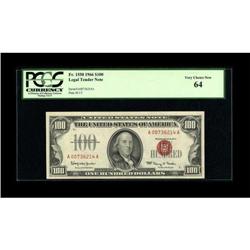 Fr. 1550 $100 1966 Legal Tender Note. PCGS Very