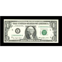 Fr. 1909-E $1 1977 Federal Reserve Note. Choice
