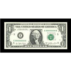 Fr. 1909-E $1 1977 Federal Reserve Note. Serial