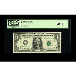 Fr. 1909-H $1 1977 Federal Reserve Note. PCGS