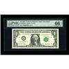 Image 1 : Fr. 1926-D $1 2001 Federal Reserve Note. PMG Gem