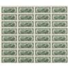 Image 2 : Fr. 1936-F $2 1995 Federal Reserve Notes. Uncut