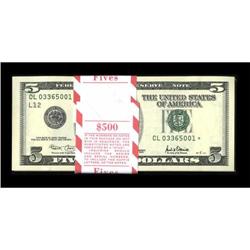 Fr. 1988-C* $5 2001 Federal Reserve Note.