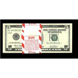 Fr. 1989-L* $5 2003 Federal Reserve Note.