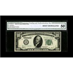 Fr. 2000-K $10 1928 Federal Reserve Note. CGA