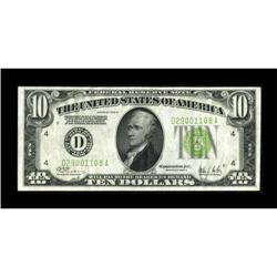 Fr. 2003-D $10 1928C Federal Reserve Note.