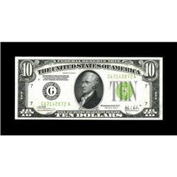 Fr. 2003-G $10 1928C Federal Reserve Note.