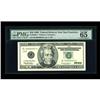 Image 1 : Fr. 2086-L $20 1999 Federal Reserve Note. PMG