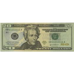 Fr. 2091-B $20 2004A Federal Reserve Note.