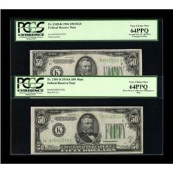 Fr. 2103-K/Fr. 2102-K $50 1934A Mule/1934