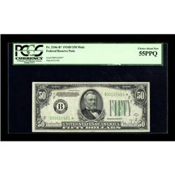 Fr. 2106-B* $50 1934D Federal Reserve Note. PCGS