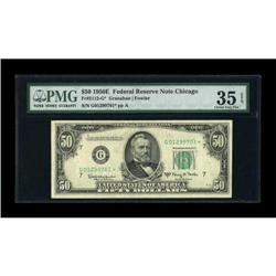 Fr. 2112-G* $50 1950E Federal Reserve Note. PMG