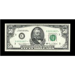 Fr. 2117-C* $50 1969C Federal Reserve Note.