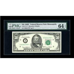 Fr. 2117-I* $50 1969C Federal Reserve Note. PMG