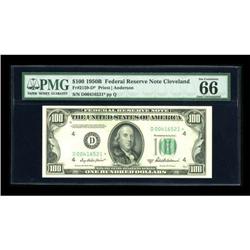 Fr. 2159-D* $100 1950B Federal Reserve Note. PMG