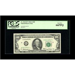 Fr. 2163-K* $100 1963A Federal Reserve Note.