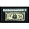 Fr. 2200-B $500 1928 Light Green Seal PMG 15