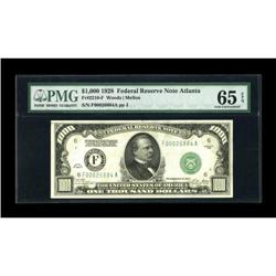 Fr. 2210-F $1000 1928 Federal Reserve Note. PMG